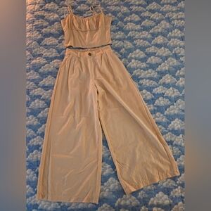 Elegant Cream Women's Matching Set